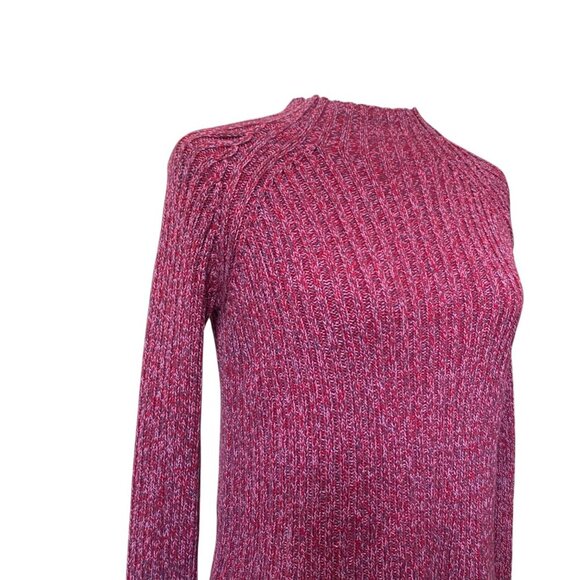So...GSJC Y2K Ribbed Mock Neck Sweater - Pink Red - Size M - Picture 4 of 7